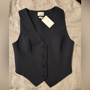 Dark navy Pacino vest